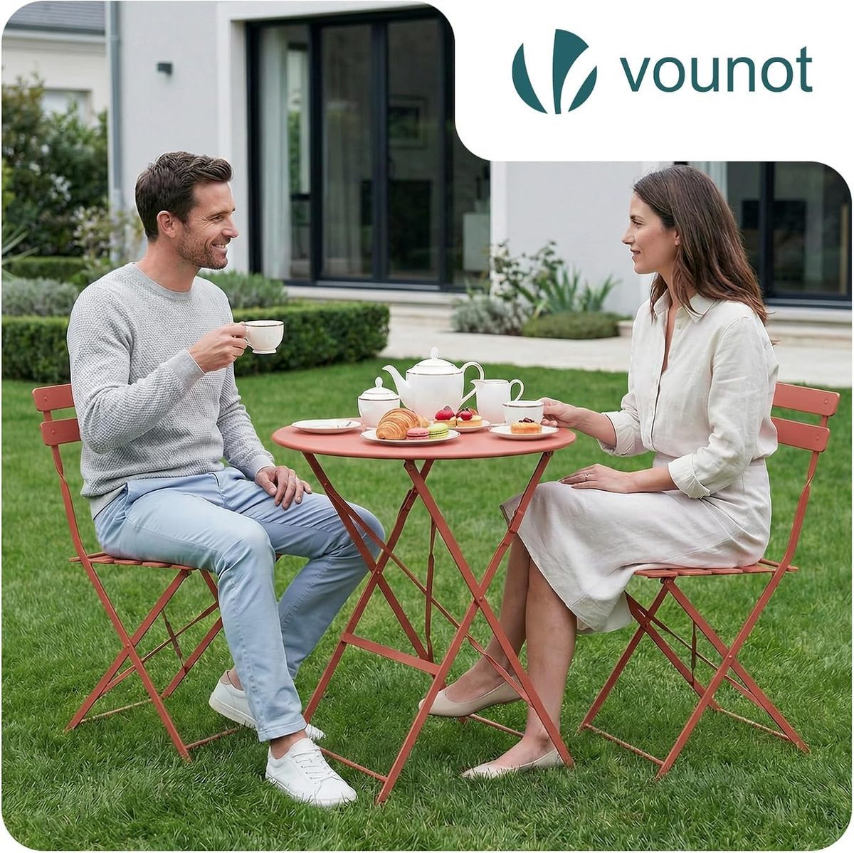 Couple au jardin