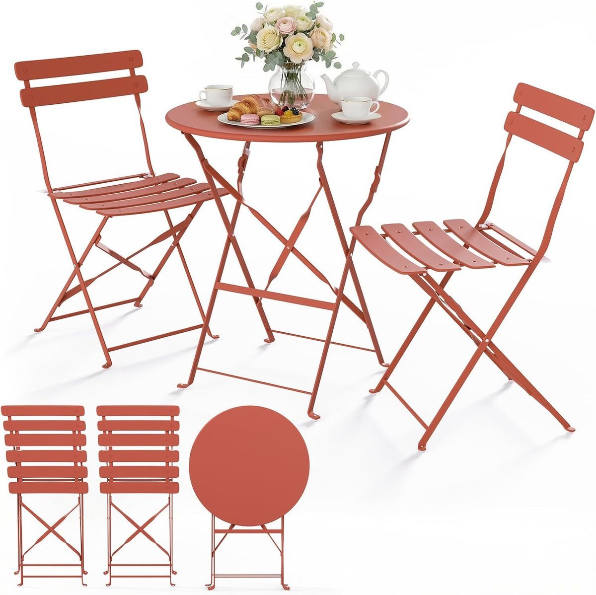 Ensemble Bistrot Pliant 3 Pi&egrave;ces